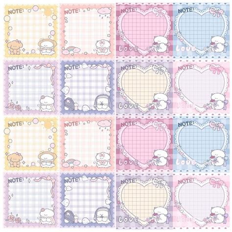 Printable Kawaii Memo Note Pad Cute Memo Pad Pins By AARADHYA In