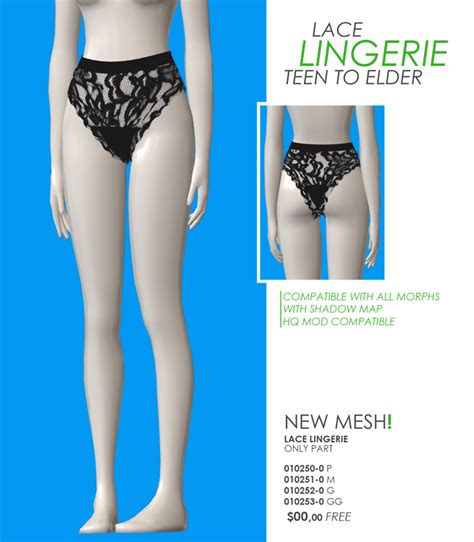 LACE LINGERIE Redheadsims Cc On Tumblr