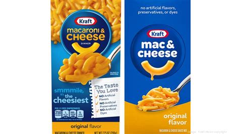 Kraft Macaroni & Cheese gets new name and look - Bizwomen