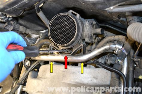 Mercedes Benz W203 MAF Mass Air Flow Sensor Replacement 2001 2007