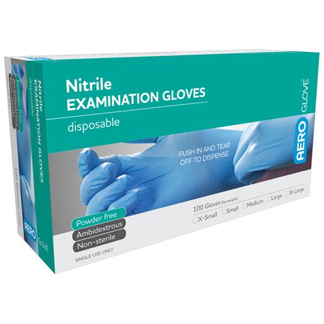 Large Nitrile Powder-Free Gloves Box/100 – Stitches First Aid