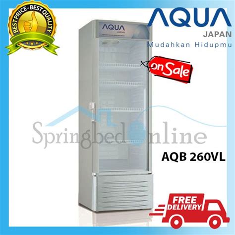 Jual Aqua Showcase Display Cooler AQB 260VL Harga Pabrik Di Lapak