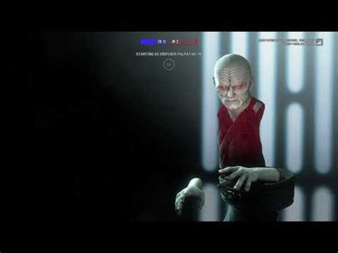 Disturbingly Naked Palpatine Gameplay Battlefront Youtube