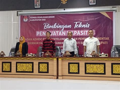 KPU Sigi Gelar Bimtek Untuk PPK Perkuat Kapasitas Badan Adhoc Elsindo Id