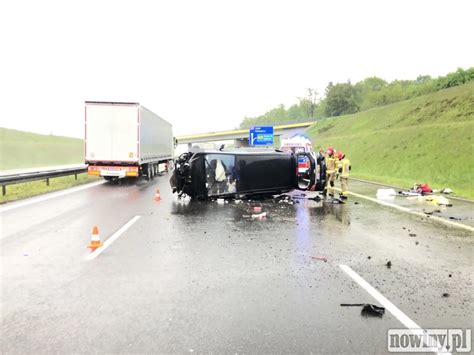 Dachowanie Na Autostradzie A I Wypadek Na Gliwickiej W Rybniku