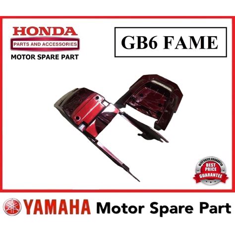 HONDA GB6 REAR FENDER MAROON FAME GB6 MUDGUARD MUD GUARD MAGAT