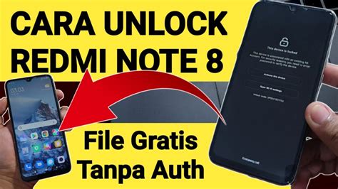 File Gratis Cara Unlock Micloud Redmi Note Lupa Akun Mi Tanpa Auth