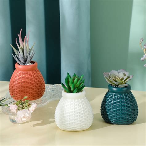 Hesroicy Stunning Plastic Vase With Natural Aesthetics Practical And Exquisite Addition To Your