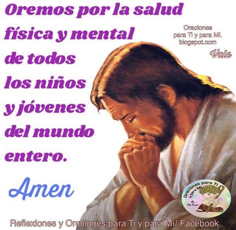 Oraciones Para Ti Y Para M Oremos Por La Salud F Sica Y Mental De