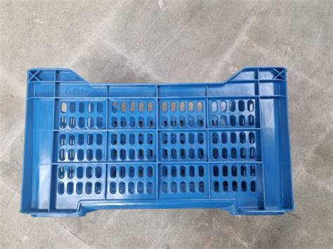 Blue Kg Hdpe Vegetable Crate At Rs In Gandhinagar Id