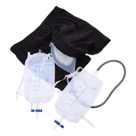 Urine Bag Underwear With Collector Bags Men Urinal Mens Briefs Incontinence Pants For Catheter