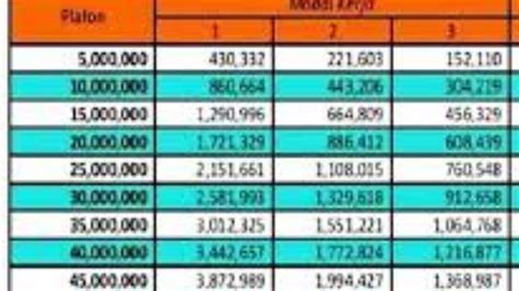 MAU Pinjaman Tanpa Bunga Simak Arti KUR BSI Dan Tabel Angsuran 30 Juta