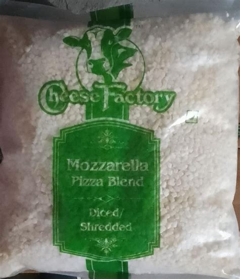 Type Pouch Mozzarella Cheese Diced Packaging Size 2kg Packaging