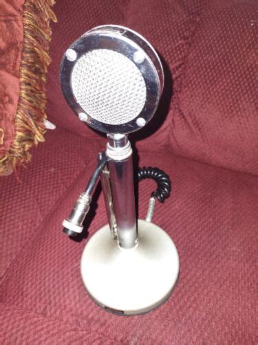 Astatic D 104 Microphone W T Ug8 Amplified Stand Cb Ham Radio Untested Vintage Ebay