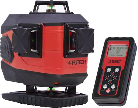 Laser Futech Multicross 4D Electronic Met Statief Jansen Tools