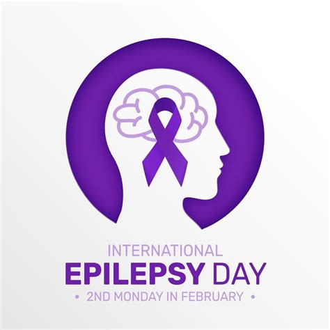 World International Epilepsy Day Background Design Concept 17079975 ...