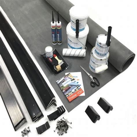 Flat EPDM Rubber Roof Kits Rubber4Roofs