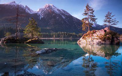 Herunterladen Hintersee Deutschland Bayern Sommer Bayern Berge