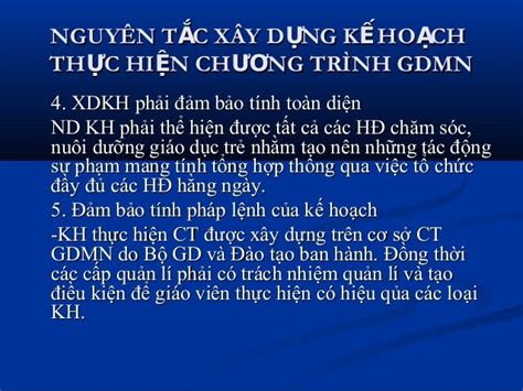 Hướng Dẫn Xây Dựng Và Thực Hiện Kế Hoạch Giáo Dục Theo Chủ Đề Trẻ 24