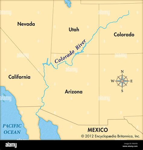 Colorado River Mexico Map