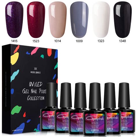 Amazon Modelones Gel Nail Polish Set Elegant Series Colors In