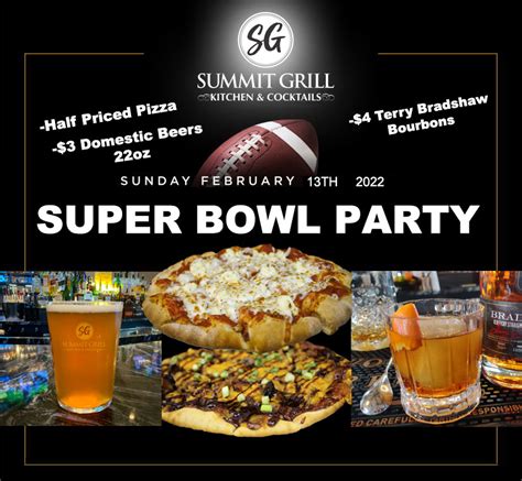 Super Bowl Features Summit Grill Kitchen Cocktails