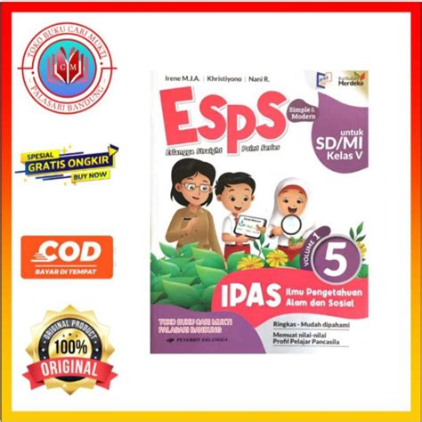 Jual Erlangga Buku Esps Ipas Ilmu Pengetahuan Alam Dan Sosial Untuk Sd