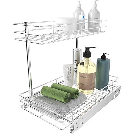 Amazon Tksrn Pull Out Cabinet Organizer Under Sink Organizer