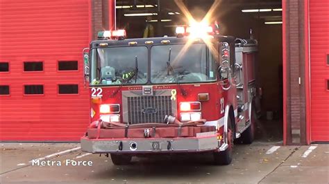 Chicago Fire Dept Engine 22 Responding Youtube