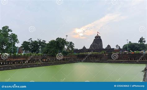 View At The Lingaraja Temple Complex In Bhubaneswar India Odisha