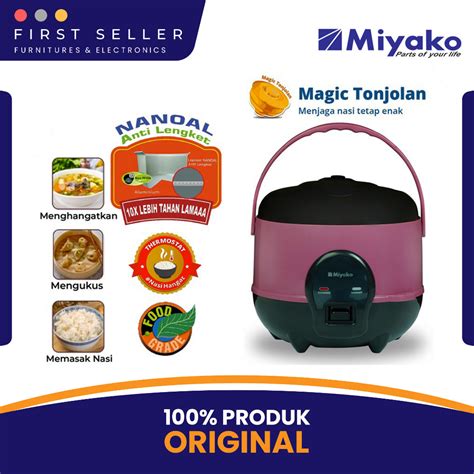 Jual MIYAKO RICE COOKER MAGIC MCM 606 MCM 606 B SBC 0 6 LITER