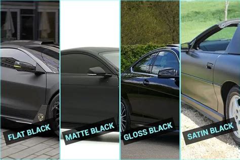 Flat Vs Matte Vs Semi Gloss Vs Satin Black Which Is The Best Color