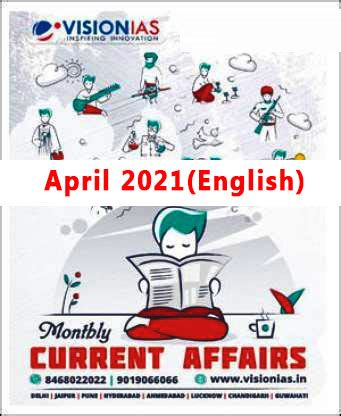 VISION IAS Current Affairs Monthly Magazine April 2021 English UPSC