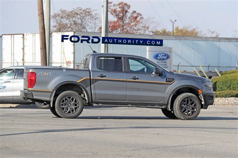 Ford Ranger Spotted With Splash Package Carbonized Gray Paint