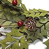 Amazon Vgia Inch Christmas Wreath Greenwood Winter Wreath With