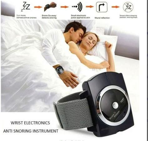 Infrared Anti Snoring Bracelet Snore Stopper Wristband Intelligent