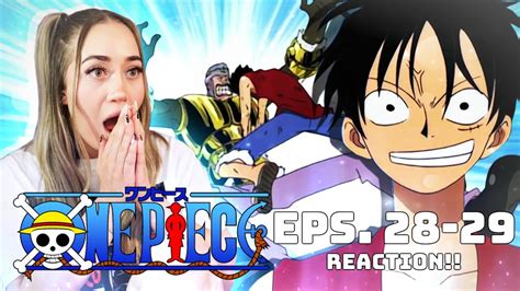 LUFFY Vs DON KRIEG FIRST TIME WATCHING ONE PIECE Episodes 28 29