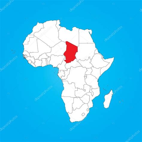 Chad In Africa Map