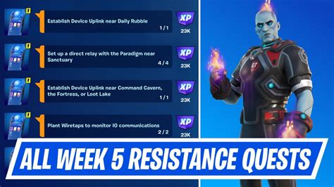 Complete Resistance Week 5 Quests Challenges Guide How To Complete