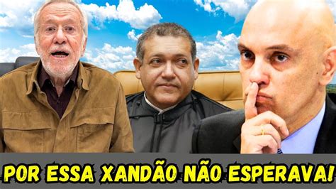 VEIO AGORA ALEXANDRE DE MORAES LEVA DURO GOLPE NUNES MARQUES ACABA DE