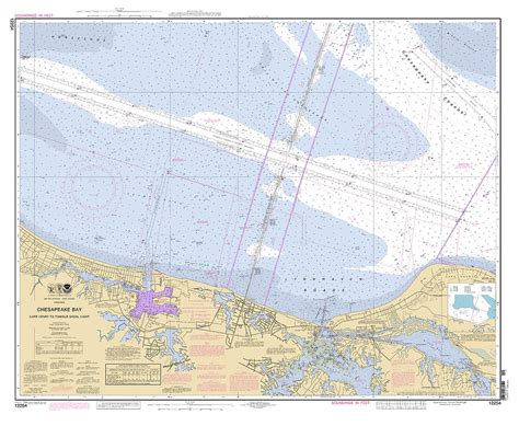 Chesapeake Bay Cape Henry To Thimble Shoal Light Noaa Chart