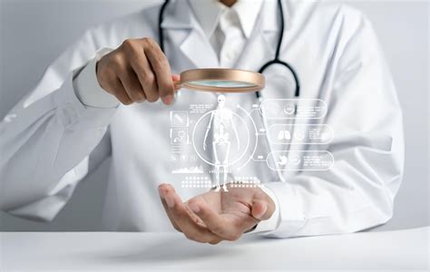 Concepto De Control De Salud M Dico Comprobar El Cuerpo Virtual Humano