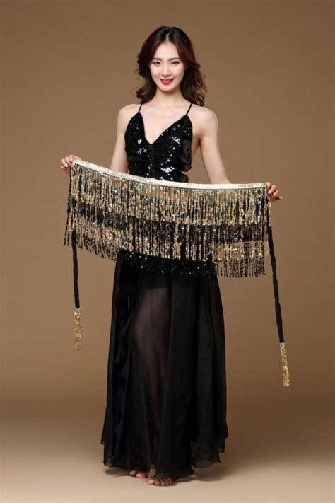 Promo BELLY DANCE HIP SCARF SABUK TARI PERUT SELENDANG ZUMBA SEQUIN