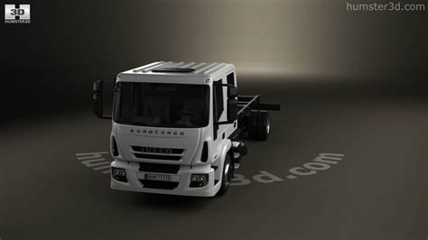 View Of Iveco Eurocargo Double Cab Chassis Truck D Model