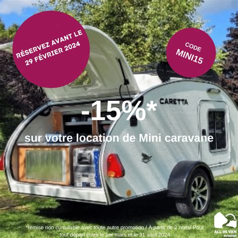 Évadez vous en mini caravane ALL IN VAN évasion