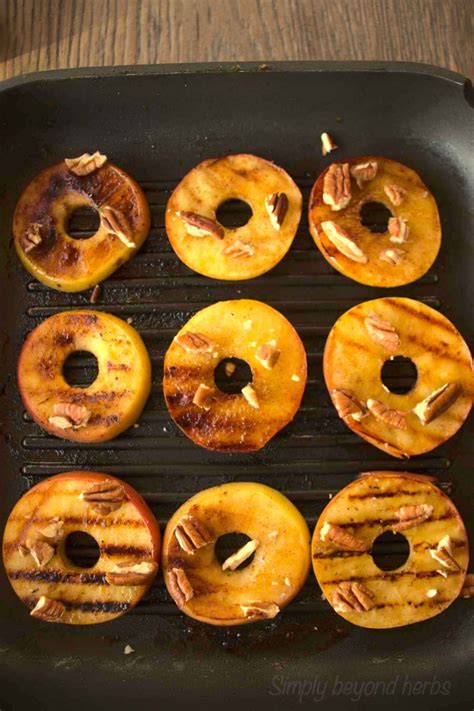 Easy Grilled Apples With Cinnamon And Honey Simplybeyondherbs