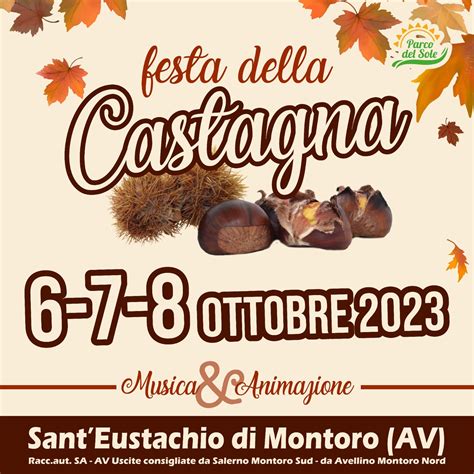 Chestnut Festival In San Eustachio Di Montoro 2023 AV