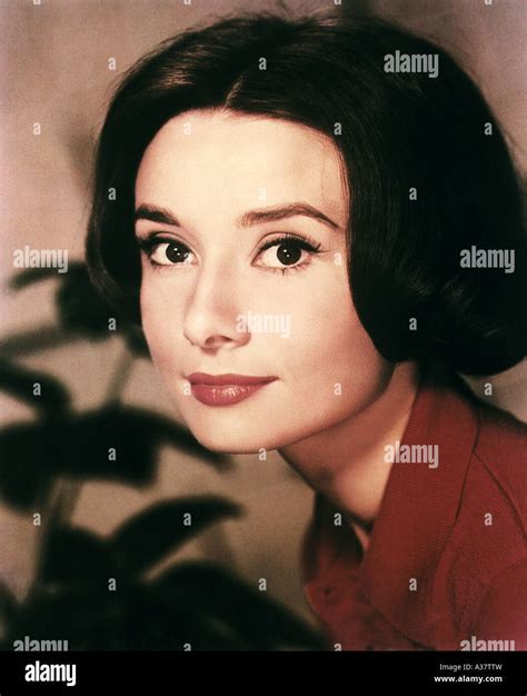 Audrey Hepburn Belgian Born Film Actress 1929 To 1993 Stock Photo Alamy