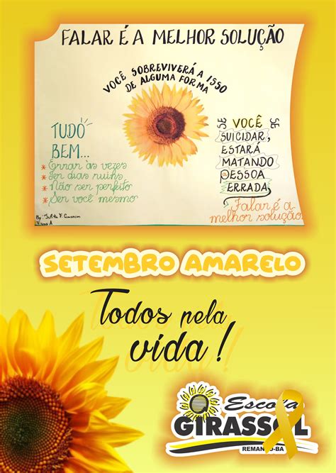 Ideias De Cartaz Setembro Amarelo Retoedu