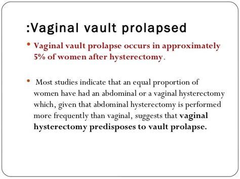 Gynaecology Genital Prolapse Dr Rojan